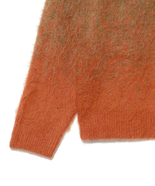 B:MING by BEAMS（ビーミングバイビームス）の「グラデーション シャギー ニット（ユニセックス）（ニット/セーター・メンズ・ブルー/オリーブ・S/M/L/XL）」の9枚目の写真