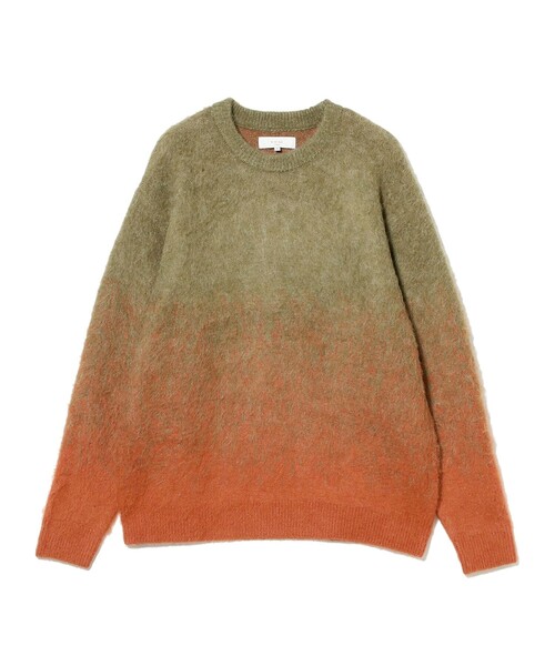 B:MING by BEAMS（ビーミングバイビームス）の「グラデーション シャギー ニット（ユニセックス）（ニット/セーター・メンズ・ブルー/オリーブ・S/M/L/XL）」の10枚目の写真