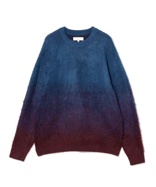 B:MING by BEAMS（ビーミングバイビームス）の「グラデーション シャギー ニット（ユニセックス）（ニット/セーター・メンズ・ブルー/オリーブ・S/M/L/XL）」の13枚目の写真