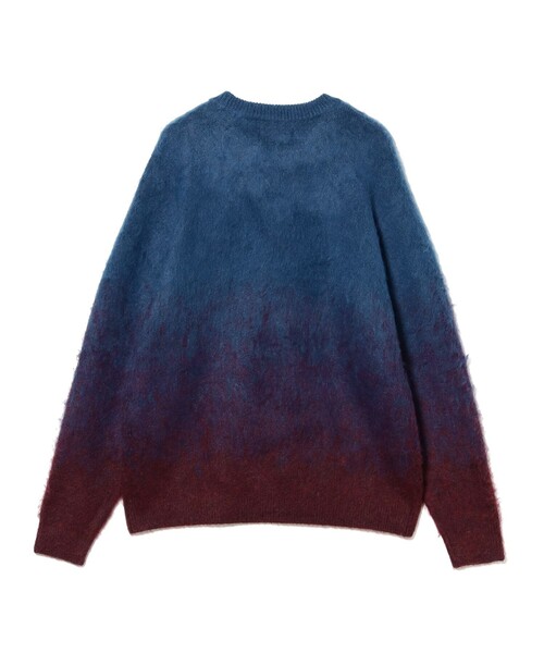 B:MING by BEAMS（ビーミングバイビームス）の「グラデーション シャギー ニット（ユニセックス）（ニット/セーター・メンズ・ブルー/オリーブ・S/M/L/XL）」の14枚目の写真