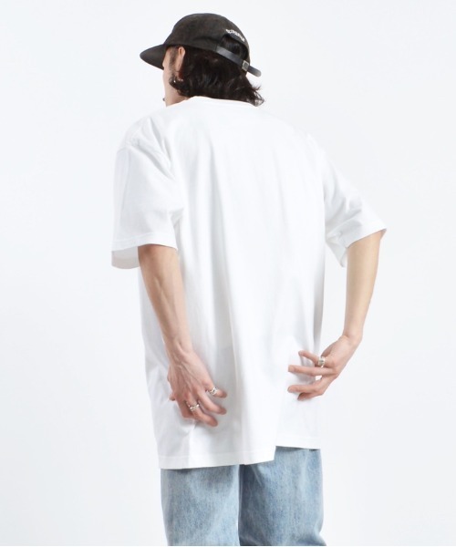 DOUBLE STEAL(ダブルスティール)の「COMFYグラフィックプリントTシャツ(Tシャツ/カットソー・メンズ・パープル/ホワイト/ブラック・MEDIUM/LARGE/X-LARGE)」の13枚目の写真