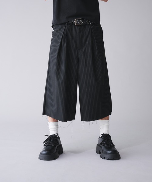 ANDER HUNK スタッズデザインバギースラックス ANDER HUNK スラックス 「新色追加」Studs Design Baggy Slacks