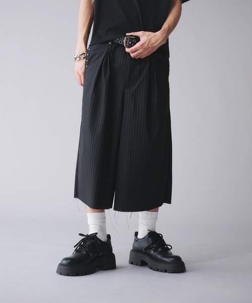 パンツ ANDER HUNK Studs Design Baggy Slacks ANDER HUNK スラックス 「新色追加」Studs Design Baggy Slacks