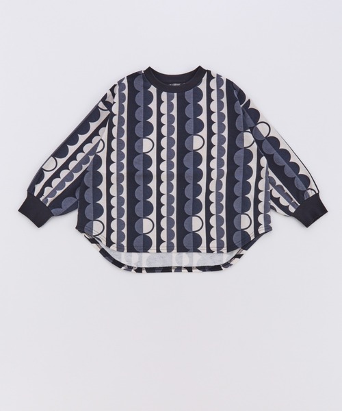 Ocean&Ground（オーシャン&グラウンド）の「ｿｳｶﾞﾗﾌﾟﾘﾝﾄﾗｳﾝﾄﾞTｼｬﾂ（Tシャツ/カットソー・キッズ・チャコール/レンガ/ブラック/マルチ・90/100/110/120/130/140）」の3枚目の写真