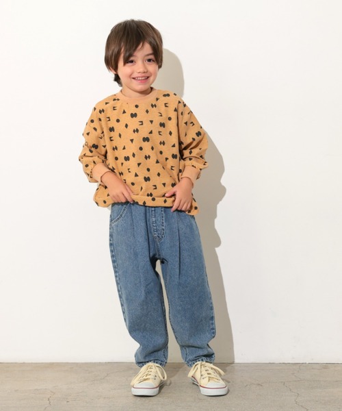 Ocean&Ground（オーシャン&グラウンド）の「ｿｳｶﾞﾗﾌﾟﾘﾝﾄﾗｳﾝﾄﾞTｼｬﾂ（Tシャツ/カットソー・キッズ・チャコール/レンガ/ブラック/マルチ・90/100/110/120/130/140）」の11枚目の写真