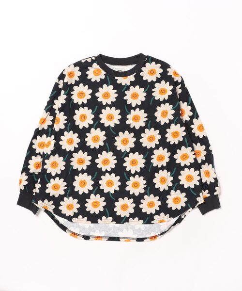 Ocean&Ground（オーシャン&グラウンド）の「ｿｳｶﾞﾗﾌﾟﾘﾝﾄﾗｳﾝﾄﾞTｼｬﾂ（Tシャツ/カットソー・キッズ・チャコール/レンガ/ブラック/マルチ・90/100/110/120/130/140）」の7枚目の写真