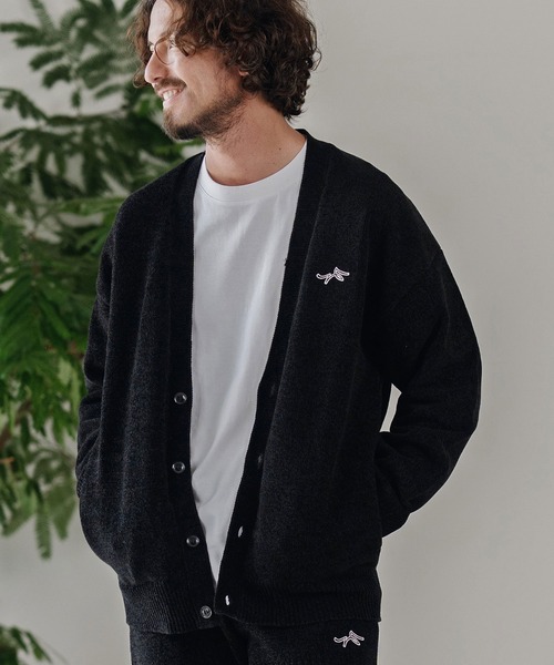 CALL&RESPONSE（コールアンドレスポンス）の「mcg3673-ニットカーデ-サイセンタク カーディガン（カーディガン/ボレロ・メンズ・ブラウン/ブラック・2/4/5）」の2枚目の写真