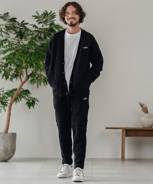 CALL&RESPONSE（コールアンドレスポンス）の「mcg3673-ニットカーデ-サイセンタク カーディガン（カーディガン/ボレロ・メンズ・ブラウン/ブラック・2/4/5）」の5枚目の写真