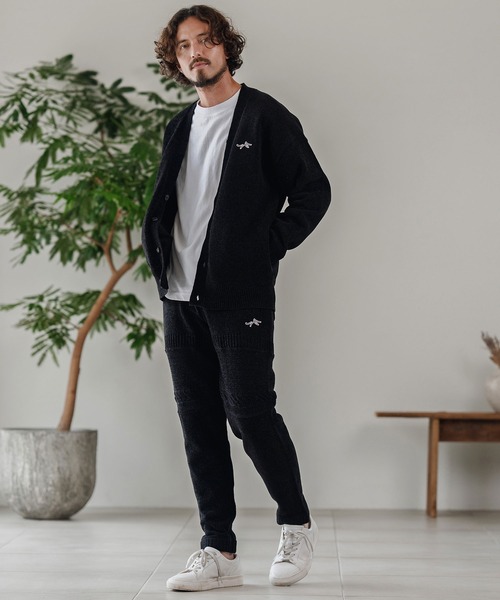 CALL&RESPONSE（コールアンドレスポンス）の「mcg3673-ニットカーデ-サイセンタク カーディガン（カーディガン/ボレロ・メンズ・ブラウン/ブラック・2/4/5）」の6枚目の写真