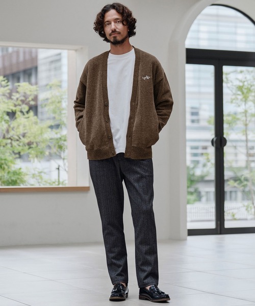 CALL&RESPONSE（コールアンドレスポンス）の「mcg3673-ニットカーデ-サイセンタク カーディガン（カーディガン/ボレロ・メンズ・ブラウン/ブラック・2/4/5）」の10枚目の写真