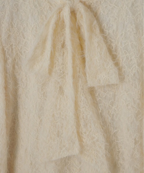 Olu.（オルドット）の「スパンコールレースリボンタイブラウス（シャツ/ブラウス・レディース・ブルー/アイボリー/ブラック・FREE）」の13枚目の写真