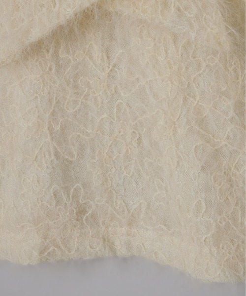 Olu.（オルドット）の「スパンコールレースリボンタイブラウス（シャツ/ブラウス・レディース・ブルー/アイボリー/ブラック・FREE）」の14枚目の写真