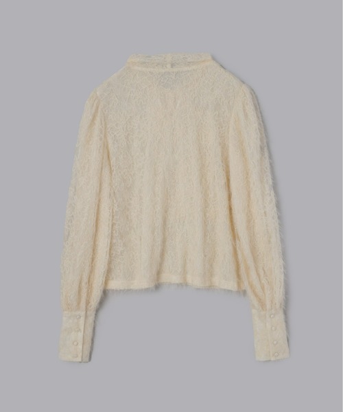 Olu.（オルドット）の「スパンコールレースリボンタイブラウス（シャツ/ブラウス・レディース・ブルー/アイボリー/ブラック・FREE）」の16枚目の写真