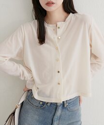 カーディガン ナチュラルクチュール ホワイト natural couture|ナチュラルクチュールのカーディガン/ボレロ