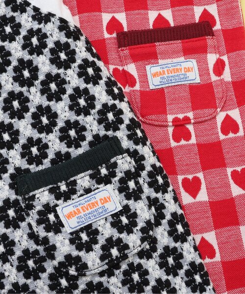 BREEZE（ブリーズ）の「【リンク】ジャガード着せこみ風カバーオール（ロンパース・キッズ・ブラック/レッド・70/80）」の10枚目の写真