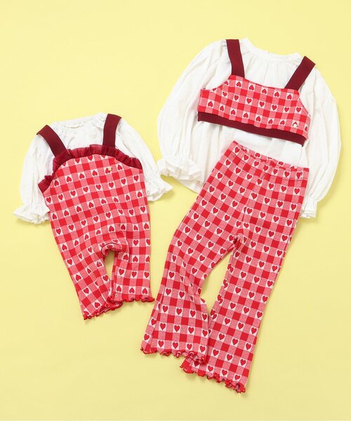 BREEZE（ブリーズ）の「【リンク】ジャガード着せこみ風カバーオール（ロンパース・キッズ・ブラック/レッド・70/80）」の12枚目の写真