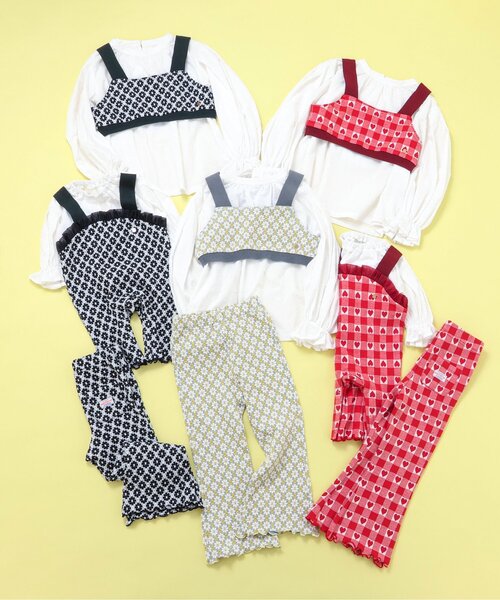 BREEZE（ブリーズ）の「【リンク】ジャガード着せこみ風カバーオール（ロンパース・キッズ・ブラック/レッド・70/80）」の13枚目の写真