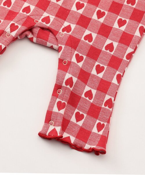 BREEZE（ブリーズ）の「【リンク】ジャガード着せこみ風カバーオール（ロンパース・キッズ・ブラック/レッド・70/80）」の15枚目の写真