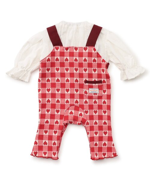 BREEZE（ブリーズ）の「【リンク】ジャガード着せこみ風カバーオール（ロンパース・キッズ・ブラック/レッド・70/80）」の19枚目の写真