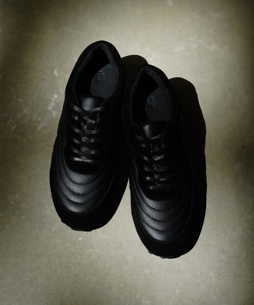 WYM LIDNM（ウィム バイ リドム）の「VOLUME INSOLE RACING FLAT SHOES（スニーカー・メンズ・ブラック・S/M/L）」の3枚目の写真