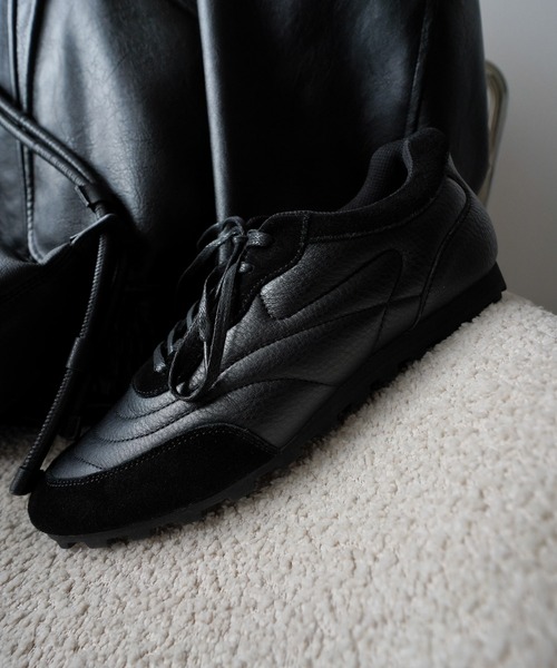 WYM LIDNM（ウィム バイ リドム）の「VOLUME INSOLE RACING FLAT SHOES（スニーカー・メンズ・ブラック・S/M/L）」の22枚目の写真