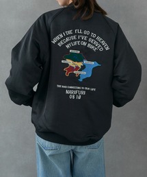 narifuri | 【narifuri】リバーシブル ヘビーサテンフライトブルゾン キルティング フリース NF2090(ブルゾン)