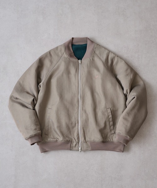 narifuri（ナリフリ）の「【narifuri】リバーシブル ヘビーサテンフライトブルゾン キルティング フリース NF2090（ブルゾン・レディース・ブラック/グレー・S/M/L/XL）」の20枚目の写真