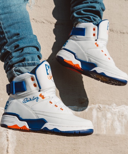EWING(ユーイング)の「EWING/ユーイング メンズ スニーカー バッシュ ストリート ハイカット 33 HI OG 復刻 ニューヨークメッツ PEWF-001(スニーカー・メンズ・ブルー/ホワイト・27.5cm/27.0cm/26.5cm/26.0cm/29.0cm/28.0cm)」の13枚目の写真
