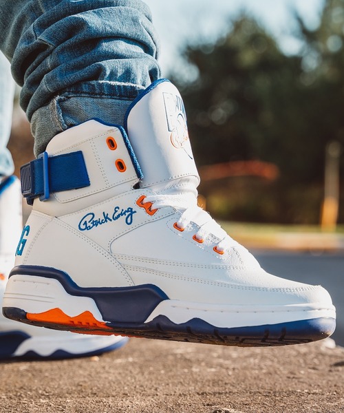 EWING(ユーイング)の「EWING/ユーイング メンズ スニーカー バッシュ ストリート ハイカット 33 HI OG 復刻 ニューヨークメッツ PEWF-001(スニーカー・メンズ・ブルー/ホワイト・27.5cm/27.0cm/26.5cm/26.0cm/29.0cm/28.0cm)」の15枚目の写真