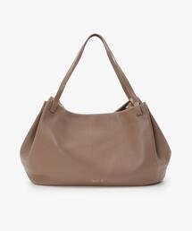 agnès b. ブラウンレザートートバッグ 未使用品！】agnès b. ブラウントートバッグ牛革RAS18-01