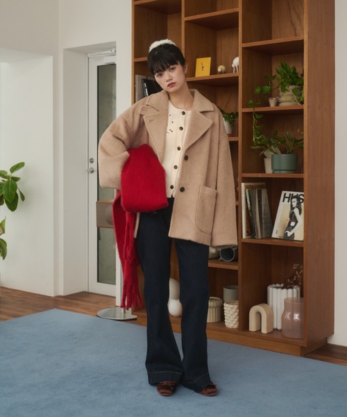 remoon シャギーコート シャギーコート（その他アウター）｜REMOON（リムーン）のファッション