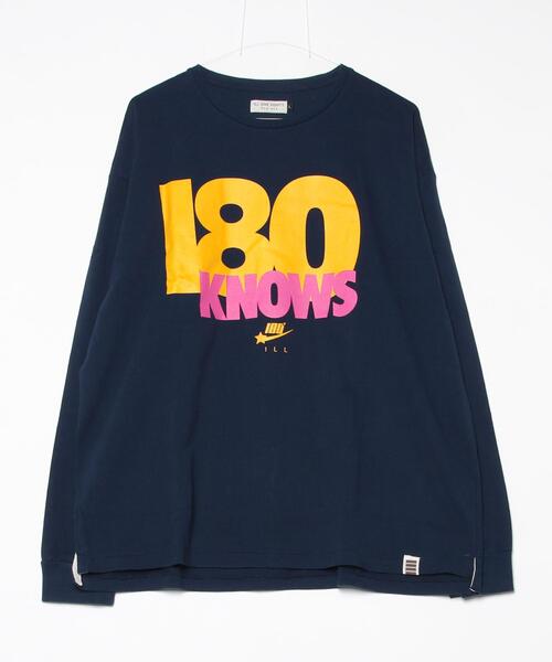 BEAVER(ビーバー)の「ILL ONE EIGHTY/イルワンエイティ 180 know L/S TEE(Tシャツ/カットソー・メンズ・モスグリーン/ネイビー・M/L/XL)」の2枚目の写真