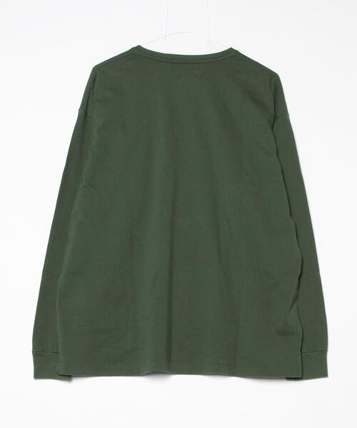 BEAVER(ビーバー)の「ILL ONE EIGHTY/イルワンエイティ 180 know L/S TEE(Tシャツ/カットソー・メンズ・モスグリーン/ネイビー・M/L/XL)」の3枚目の写真