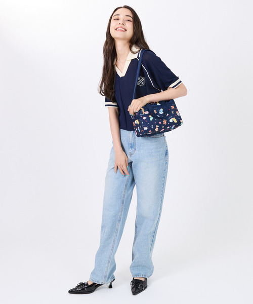 LeSportsac(レスポートサック)の「EVERYDAY SM SATCHEL ケアベアドリームズネイビー(ショルダーバッグ・レディース・ブルー・FREE)」の3枚目の写真