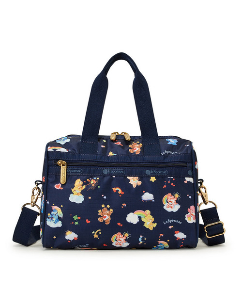 LeSportsac(レスポートサック)の「EVERYDAY SM SATCHEL ケアベアドリームズネイビー(ショルダーバッグ・レディース・ブルー・FREE)」の4枚目の写真