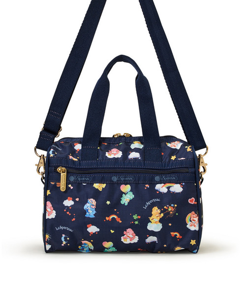 LeSportsac(レスポートサック)の「EVERYDAY SM SATCHEL ケアベアドリームズネイビー(ショルダーバッグ・レディース・ブルー・FREE)」の6枚目の写真