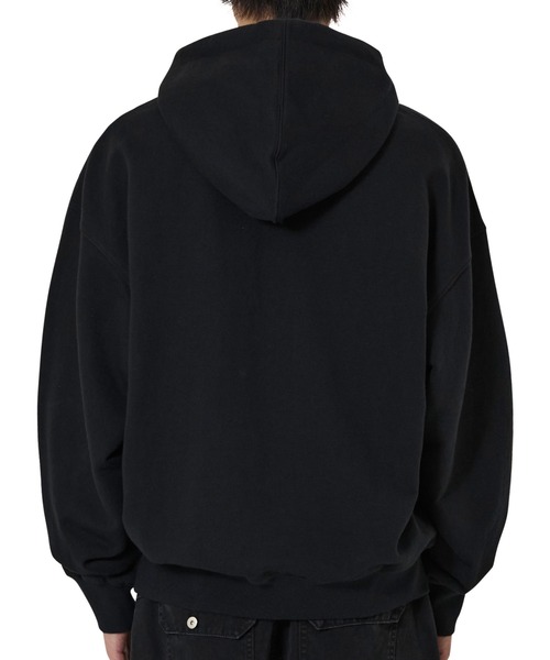 OY(オーワイ)の「『OY/オーワイ』HEART TAG HOODIE/ハートタグプルオーバーパーカー(パーカー・レディース・グレー/ブラック・M/L)」の5枚目の写真