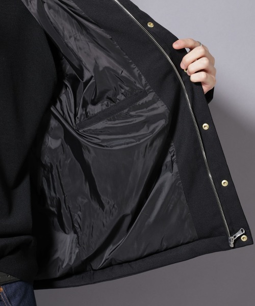 西川ダウン(R)」ボアカラーサージショートダウン（ダウンジャケット