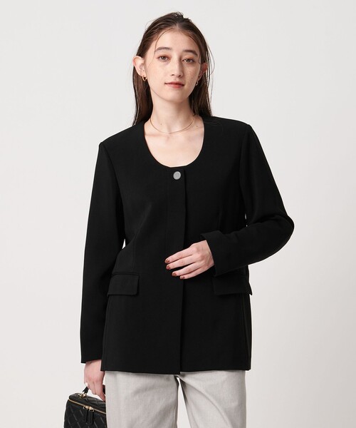 セール】Uネックライン ジャケット（テーラードジャケット）｜UNITED