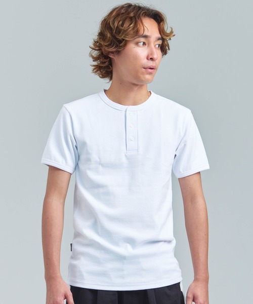 AVIREX(アヴィレックス)の「AVIREX -DAILY S/S RIB HENLY NECK TEE(Tシャツ/カットソー・メンズ・ブラック/ホワイト・S/M/L/XL)」の10枚目の写真