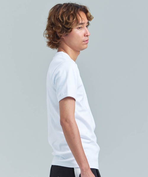 AVIREX(アヴィレックス)の「AVIREX -DAILY S/S RIB HENLY NECK TEE(Tシャツ/カットソー・メンズ・ブラック/ホワイト・S/M/L/XL)」の12枚目の写真