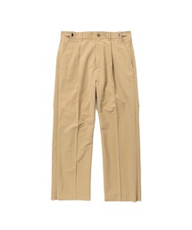 meanswhile（ミーンズワイル）の「Side Zip Paper Touch Slacks（スラックス）」