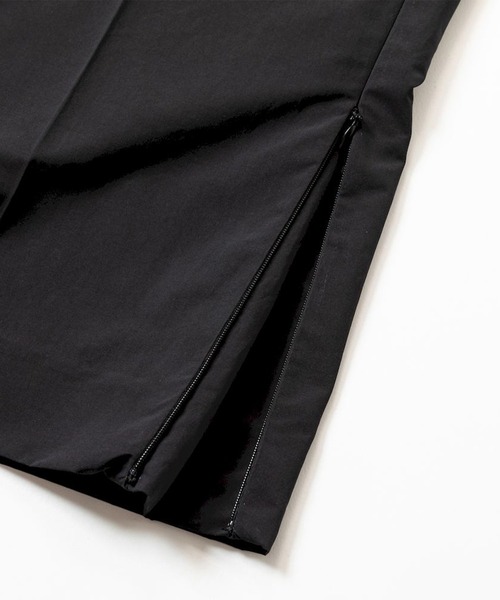meanswhile(ミーンズワイル)の「Side Zip Paper Touch Slacks(スラックス・メンズ・ブラック/ベージュ・2(M))」の17枚目の写真