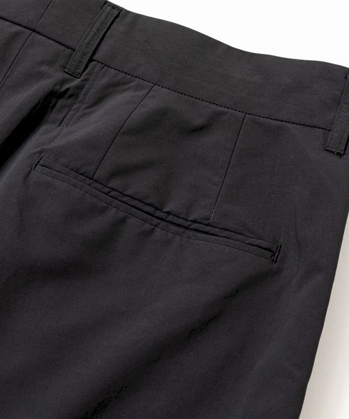 meanswhile(ミーンズワイル)の「Side Zip Paper Touch Slacks(スラックス・メンズ・ブラック/ベージュ・2(M))」の18枚目の写真