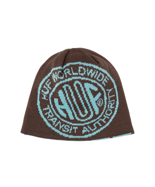 HUF（ハフ）の「TOKEN REVERSIBLE SKULL BEANIE（ニットキャップ/ビーニー・メンズ・パープル系その他/ブラック/ブラウン系その他・O/S）」の17枚目の写真