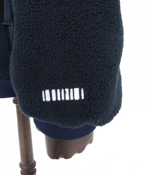 mj11048-Plain Boa Oversized Blouson ボアブルゾン(F25F040