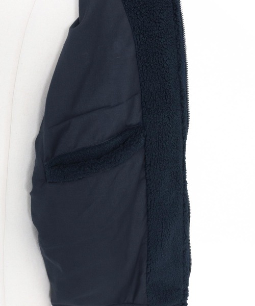 mj11048-Plain Boa Oversized Blouson ボアブルゾン(F25F040