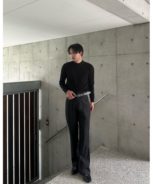 Otte(オッテ)の「ハーフネックデイリーニット(ニット/セーター・メンズ・ブラック/ブラウン・LARGE/MEDIUM/X-LARGE)」の15枚目の写真