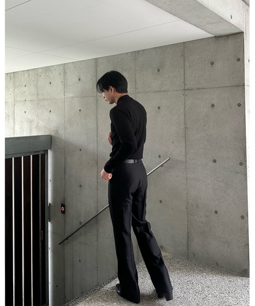 Otte(オッテ)の「ハーフネックデイリーニット(ニット/セーター・メンズ・ブラック/ブラウン・LARGE/MEDIUM/X-LARGE)」の9枚目の写真