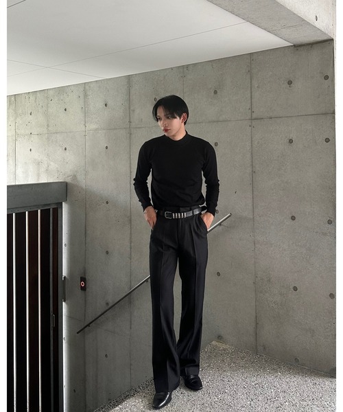 Otte(オッテ)の「ハーフネックデイリーニット(ニット/セーター・メンズ・ブラック/ブラウン・LARGE/MEDIUM/X-LARGE)」の11枚目の写真